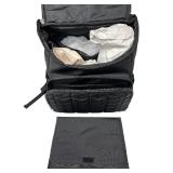 NEW - Stylish Black Backpack / Diaper Bag with USB Charging Port by CitiCollective