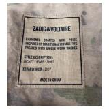 Zadig & Voltaire Camo Print Jacket with Amour Pocket Detail