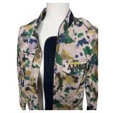 Zadig & Voltaire Camo Print Jacket with Amour Pocket Detail