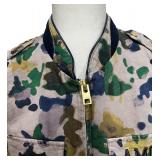 Zadig & Voltaire Camo Print Jacket with Amour Pocket Detail