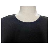 Zara Woman Black Ruffle Sleeve Blouse Size M