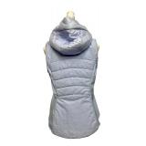 Lululemon Quilted Hooded Vest in Periwinkle