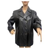 St. John Leather Double-Breasted Women