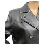 St. John Leather Double-Breasted Women