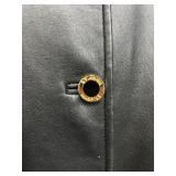 St. John Leather Double-Breasted Women