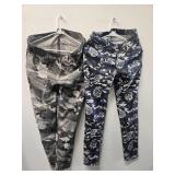 Lot of 2 indigo Camou women pens (NEW); Size 4 and 16