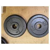A Pair of 5LB -One -Inch Weight Plates (USED)