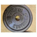 A Pair of 5LB -One -Inch Weight Plates (USED)