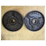 A Pair of 5LB -One -Inch Weight Plates (USED)