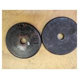 A Pair of 5LB -One -Inch Weight Plates (USED)