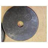 A Pair of 5LB -One -Inch Weight Plates (USED)