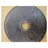 A Pair of 5LB -One -Inch Weight Plates (USED)