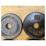 A lot of Four 2.5LB -One -Inch Weight Plates (USED)