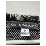 Ladies Tops, Dress &  Apparel - Sizes 1X, Kate and Mallory  (NEW)