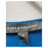 Ladies Tops, Dresses: Sizes 1X, Kate & Mallory and OSO Casual (NEW)