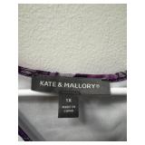 Ladys Tops, Dresses & Apparel - Sizes 1X, Kate and Mallaroy (NEW)