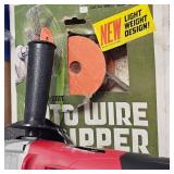 4" Grinder "Like New" and 1/4" Drive Deed Well Socket Set