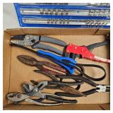 Socket Rails,Lights, and Pliers Assortment
