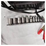 Sears Diehard Battery Charger and Tork Socket Set