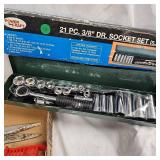 3/8th Drive Socket Complete Set w/Misc