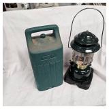 Pair of Victor Wolf Traps and Coleman Lamp