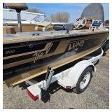 98 Lund 1800 Pro V with Trailer