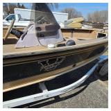 98 Lund 1800 Pro V with Trailer