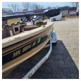 98 Lund 1800 Pro V with Trailer