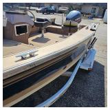 98 Lund 1800 Pro V with Trailer