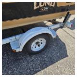98 Lund 1800 Pro V with Trailer
