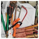 BBQ Tool Set, Saws, Hedge Trimmers