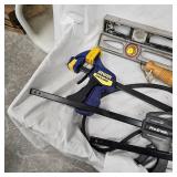 Squeeze Clamps-2 Aluminum Levels-Hand Trap Thrower