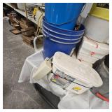 Lot of Minnow Buckets/Traps/Aerator/Knee High Boots