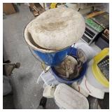 Lot of Minnow Buckets/Traps/Aerator/Knee High Boots