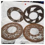 Lot of Floor Heat Vents and Shovels