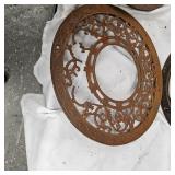 Lot of Floor Heat Vents and Shovels