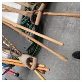 Lot of Misc Scrapers, Shovels, Hoe, Etc