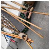 Lot of Misc Scrapers, Shovels, Hoe, Etc