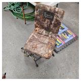 Swivel Hunting Chair and Deer Silhouette