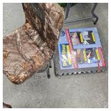 Swivel Hunting Chair and Deer Silhouette