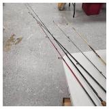 Lot of 6 Rod and Reel Combos