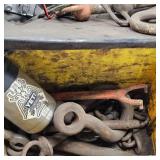 Lot of 6-7 Hitch Pins and Oil Pan and Cobra 29 C.B