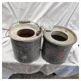 (2) Steel Minnow Buckets