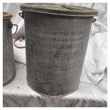 (2) Steel Minnow Buckets