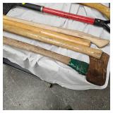 Axes and Spade with Handles