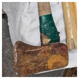 Axes and Spade with Handles