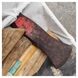 Axes and Spade with Handles