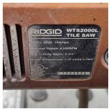 Commercial Ridgid 10" Tile Saw on Portable Stand