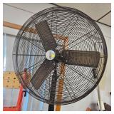 Commercial Fan on Pedestal Base, Like New