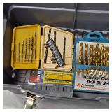 Tool Box with Drill Bits and Drivers